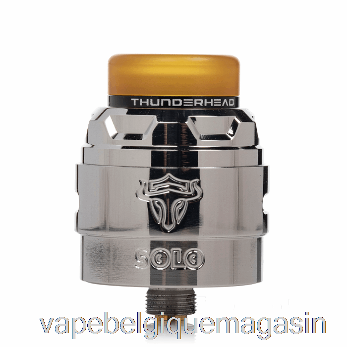Vape Shop Bruxelles Créations Thunderhead Tauren Solo V1.5 24mm Rda Polonais Ss
